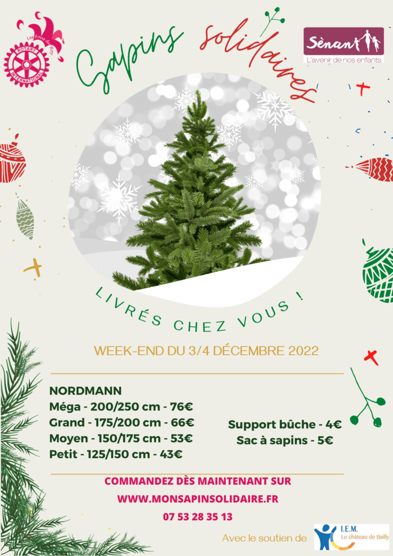 Sapins solidaires 2022