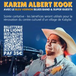 karim albert kook concert blues caritatif