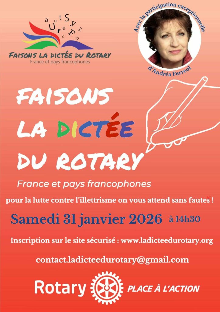 affiche dictée du rotary 2026