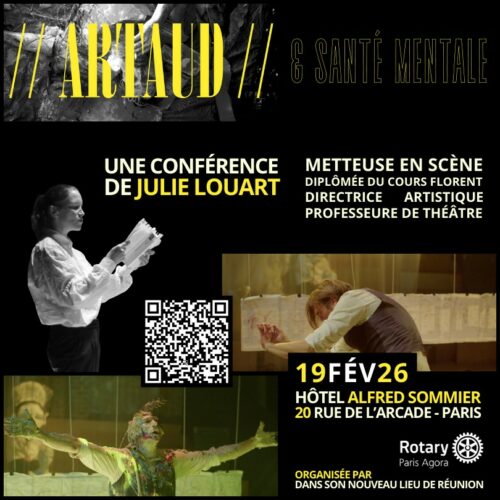 rotary paris agora conference artaud sante mentale