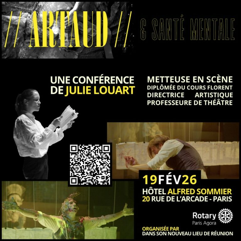rotary paris agora conference artaud sante mentale